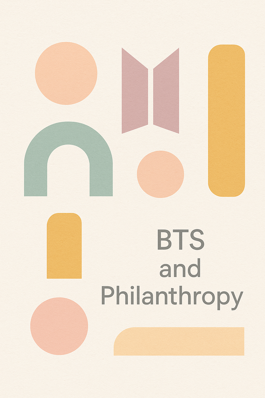 BTS and Philanthropy